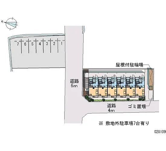 ★手数料０円★総社市井手　月極駐車場（LP）